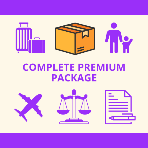 COMPLETE PREMIUM PACKAGE → PAQUETE PREMIUM COMPLETO