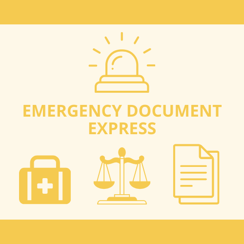 EMERGENCY DOCUMENT EXPRESS → DOCUMENTOS DE EMERGENCIA EXPRESS